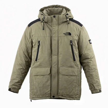 کاپشن مردانه سبز زیتونی NORTH FACE