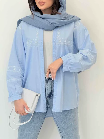 شومیز گلدوزی آدلیا