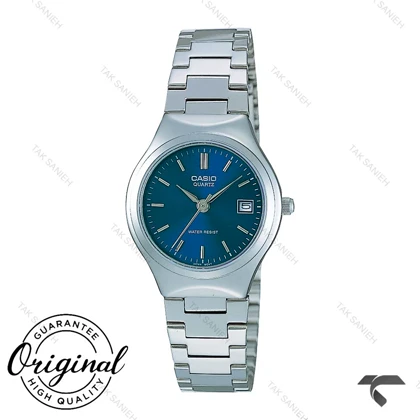 ساعت کاسیو LTP-1170A-2AR سیلور صفحه سرمه ای زنانه Casio-10266-L