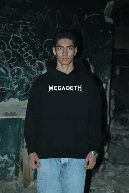 هودی مشکی اسپرت طرح Megadeth - فواصل