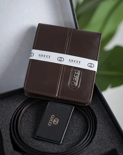 ست کیف و کمربند گوچی_کد4758