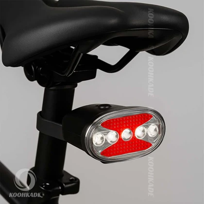 هالوژن عقب و جلو QIXUN دوچرخه کد 0598