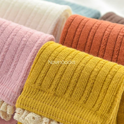 جوراب ساق‌دار لبه گیپوری