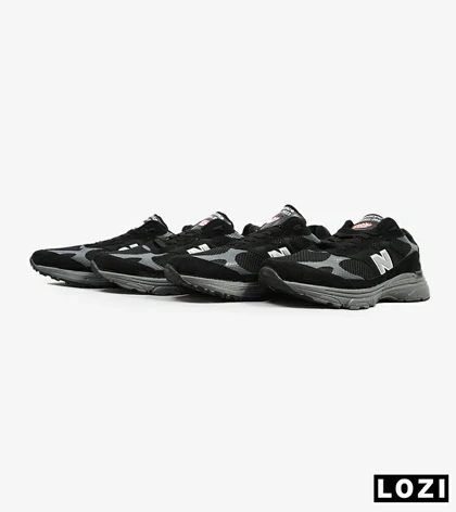 کفش کتانی بزرگ پا مشکی طوسی NEW BALANCE 993