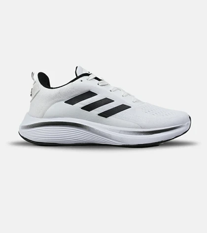 کفش کتانی مردانه و زنانه سفید مشکی آدیداس بونس مدل 7781