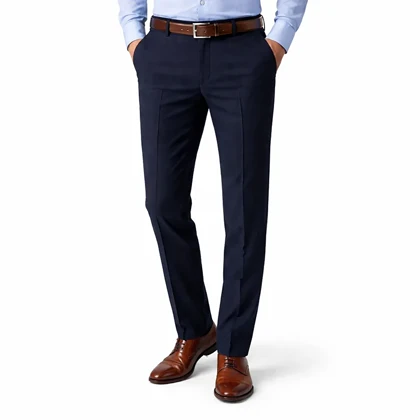 شلوار پارچه‌ای راه راه ریز 043372