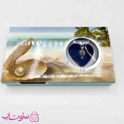 پک گردنبند زنانه مروارید عشق طرح آبی