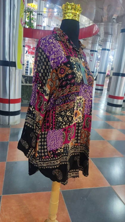 تونیک نخی قواره دار کد 480