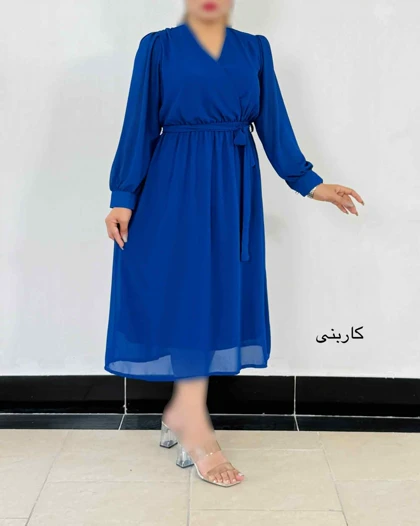 پیراهن حریر میدی کاترین کد محصول 094