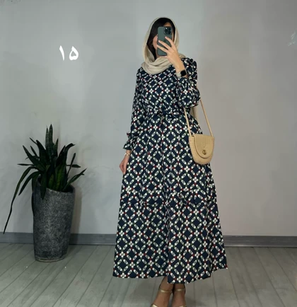 پیراهن مانتویی شکوفه 6