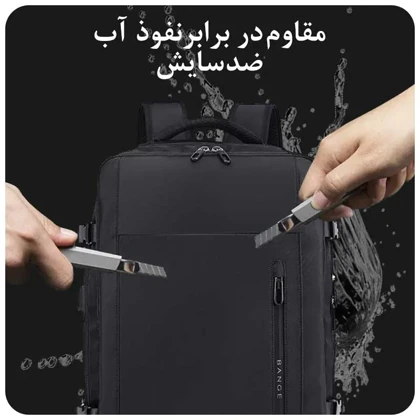 کیف مسافرتی کوله پشتی لپ تاپ 15.6 اینچی اورجینال بنج BANGE 1801