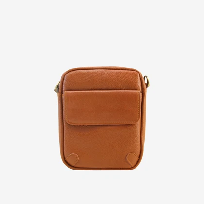 کیف دوشی چرم مردانه مدل d021-F ( فاقد جعبه)