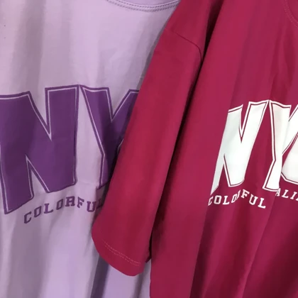 تیشرت باکسی زنانه طرح NYC