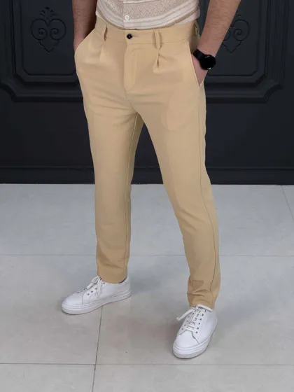 شلوار 3526 ZARA کرم