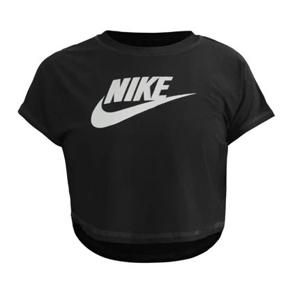 کراپ آستین کوتاه ورزشی زنانه نایک مدل VHD-3C337 مشکی