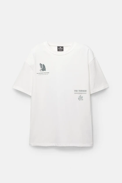 تیشرت مردانه اورجینال پول اند بیر pull-and-bear