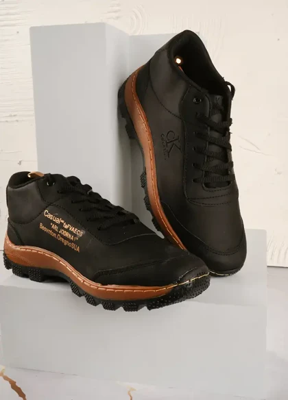 کفش مردانه مشکی CK مدل Behdad ویژه