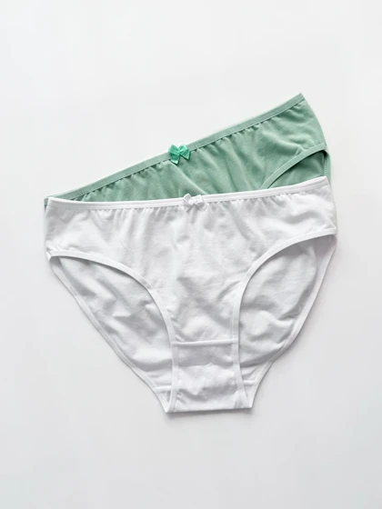 شورت اسلیپ نخ پنبه ساده پاپیون دار سایز 2XL میسپل Misspel