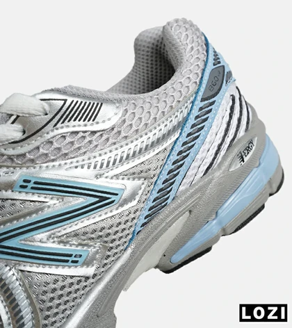 کفش کتانی مردانه و زنانه طوسی آبی New Balance 860 V.02 مدل 7760