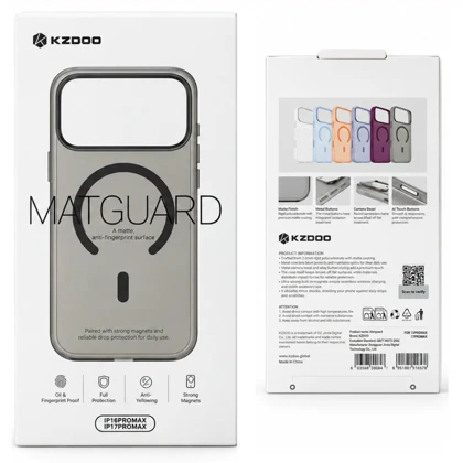 قاب مگنتی کی زد دو KZDOO مدل Matguard برای آیفون 17 و 18 پرو مکس