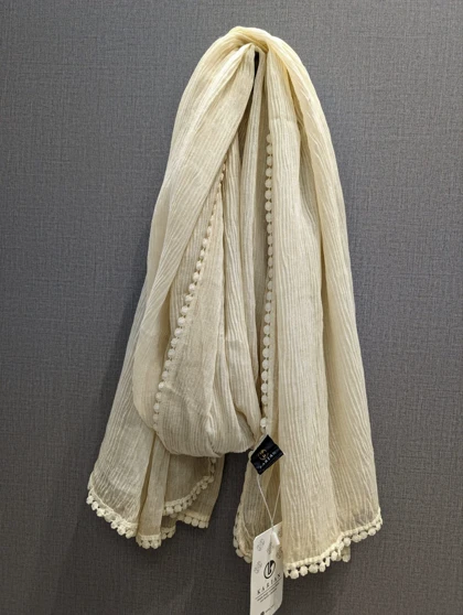 شال کاریان نخی دانتل انگوری 20270