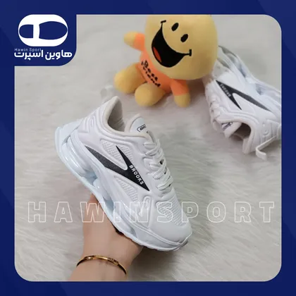 کتانی اسپرت بچگانه بروکس سفید