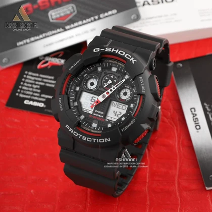 ساعت جی شاک اورجینال G-shock GA-100-1A4DR