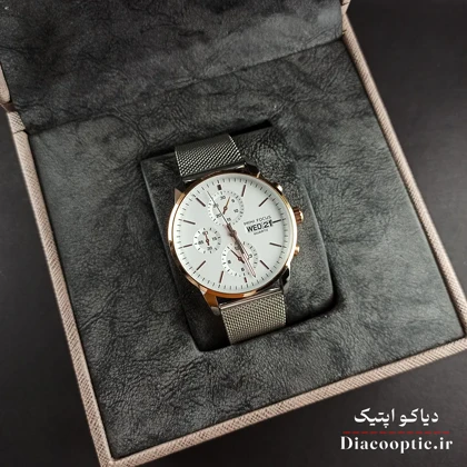 ساعت مچی مردانه اورجینال موتور ژاپن برند مینی فوکوس سه موتور مدل Mf0180G.04 بند حصیری