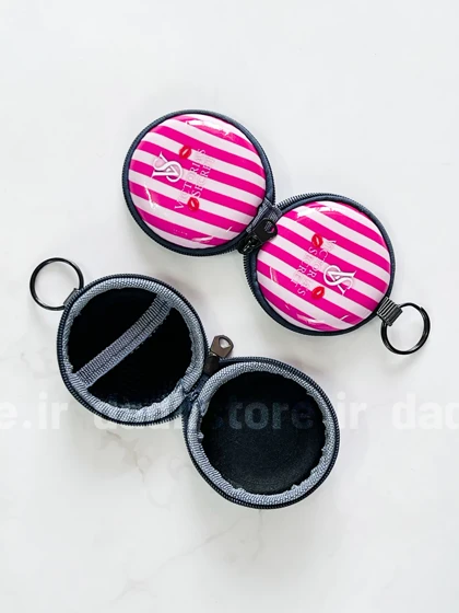 کیف هندزفری زیپ‌دار مدل فانتزی