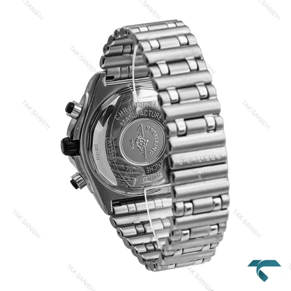 ساعت مردانه برایتلینگ Chronomat سیلور صفحه مشکی Breitling-6697-G