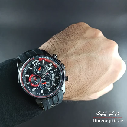 ساعت مچی مردانه اورجینال موتور ژاپن برند مینی فوکوس سه موتور مدل Mf0350G.05 بند رابر