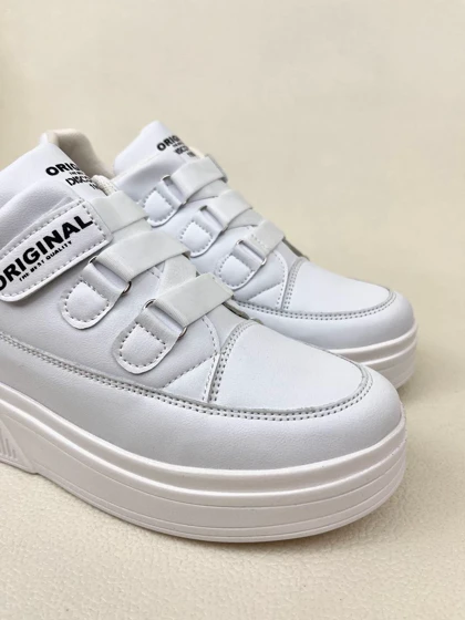 کتانی زنانه لژ مخفی همتا 8 سانت فشیون بند کشی FASHION کد : 250