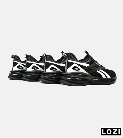 کفش کتانی مردانه و زنانه مشکی سفید Reebok مدل 4537