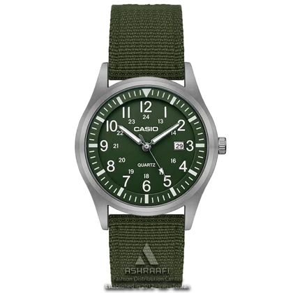 ساعت کاسیو بند برزنتی Casio MW-240-504