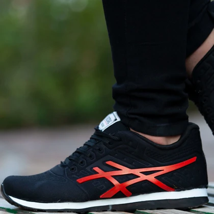 کفش مردانه Asics مدل Kavan (قرمز)