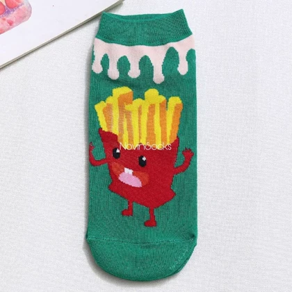 جوراب مچی طرح خوراکی ها