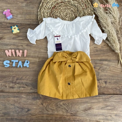 شومیز دامن دخترانه بوگاتی (1 تا 5 سال)