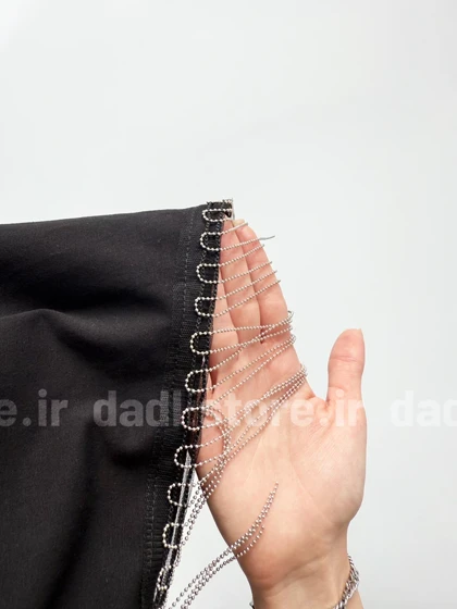 بلوز پنبه لاکرا یقه گرد ریسه ای