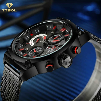 ساعت مچی مردانه ناوی فورس NAVIFORCE NF9068S B/R/B