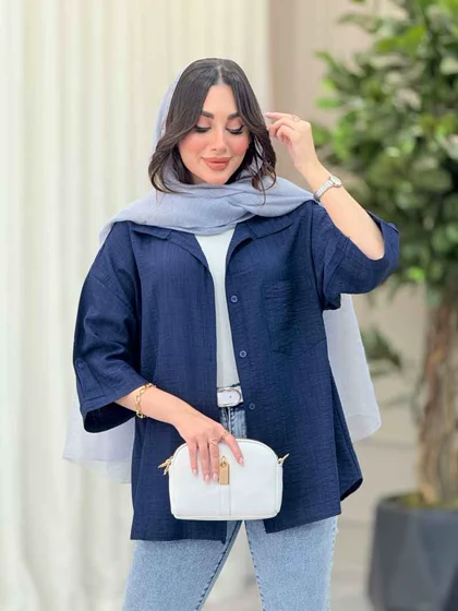 شومیز آستین پاگن ثمین