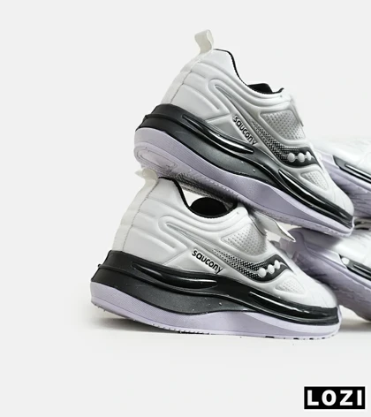 کفش بچه گانه سفید مشکی SAUCONY