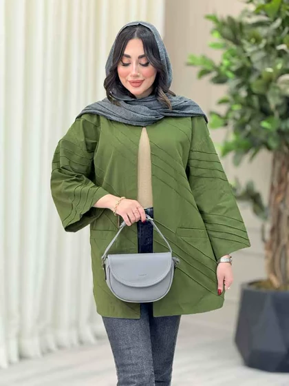 مانتو برش‌دار بغل چاک