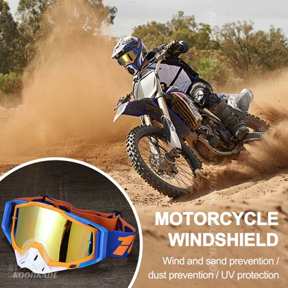 عینک طوفان و اسکی 100% RACECRAFT Orange درجه یک