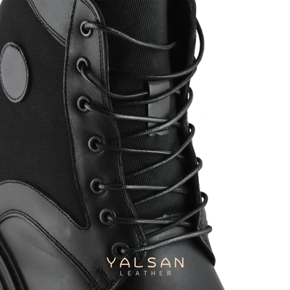 نیم بوت مردانه چرم یلسان مدل بارو کد 583-GN