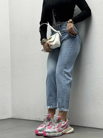 شلوار مام ساده