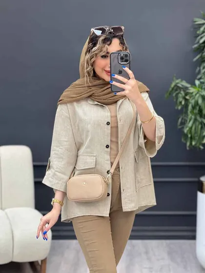 مانتو آستین پاگن هیوا
