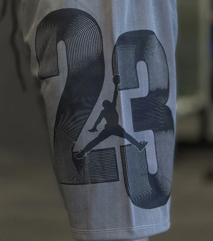 شلوارک بگ جردن (Jordan) مدل کارگو با چاپ بزرگ "23" (جودون لیزری)