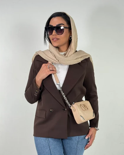 کت یقه هفت جیب فیلتو  کد 100167