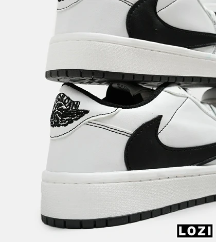 کفش کتانی مردانه سفید مشکی NIKE travis scott