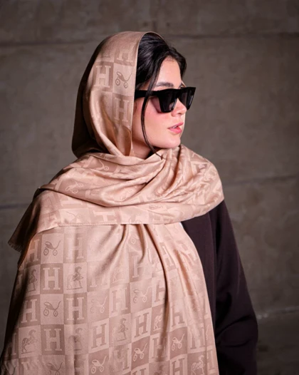 شال ابریشم ژاکارد هرمس 20210